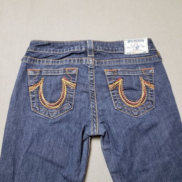 True Religion jeans with thick stitch embroidered pockets skinny size 29 - Picture 2 of 16